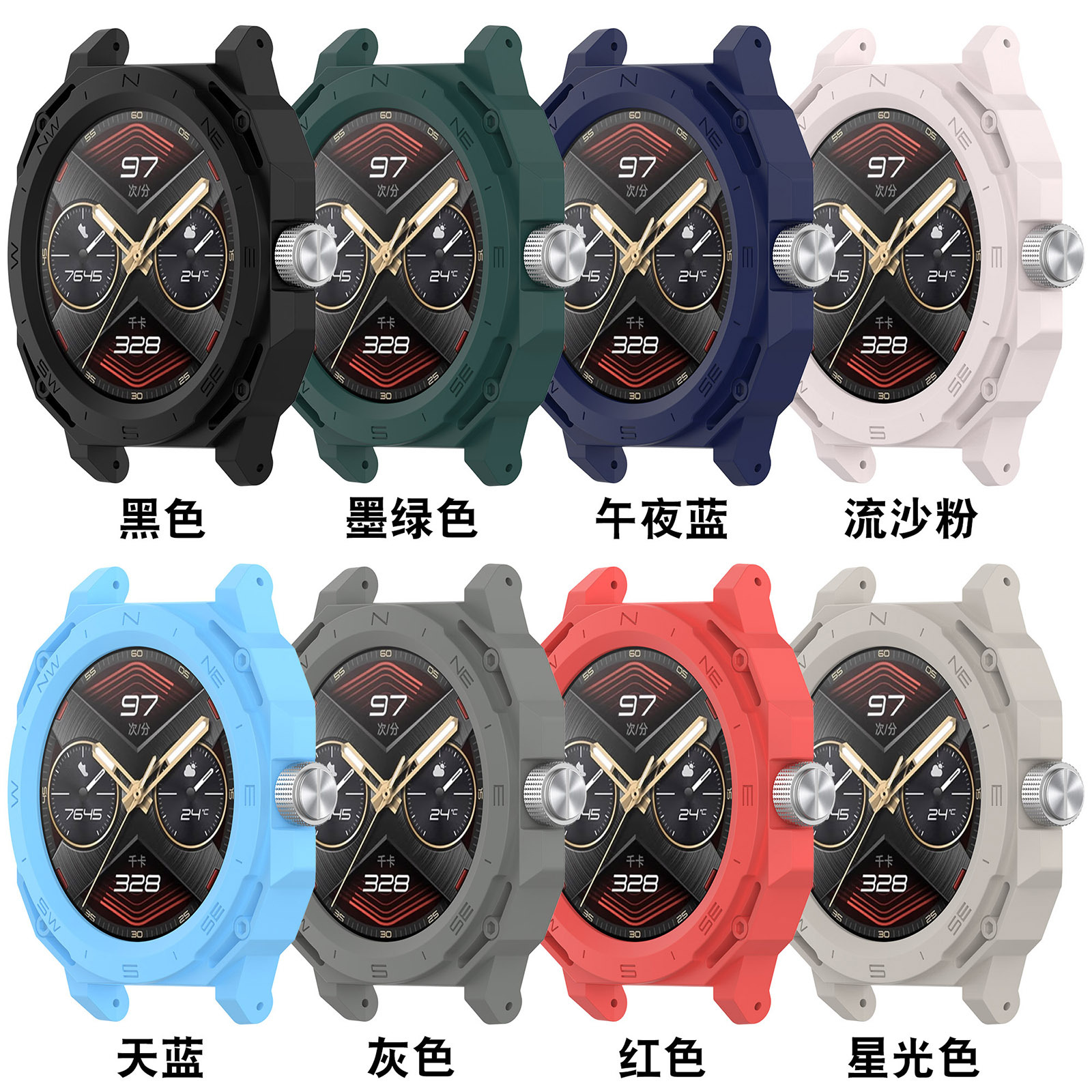 Xinyuan Shuntong is suitable for Huawei watch GT Cyber protective cases. The GT Cyber watch case is compatible with a 22MM watch frame Specification drawing