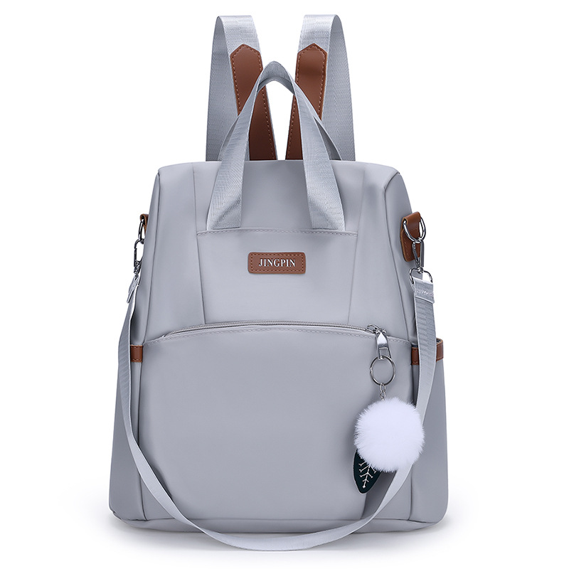 Mochila de tela Oxford para mujer casual al por mayor transfronteriza 2023 Mochila de viaje antirrobo simple de moda