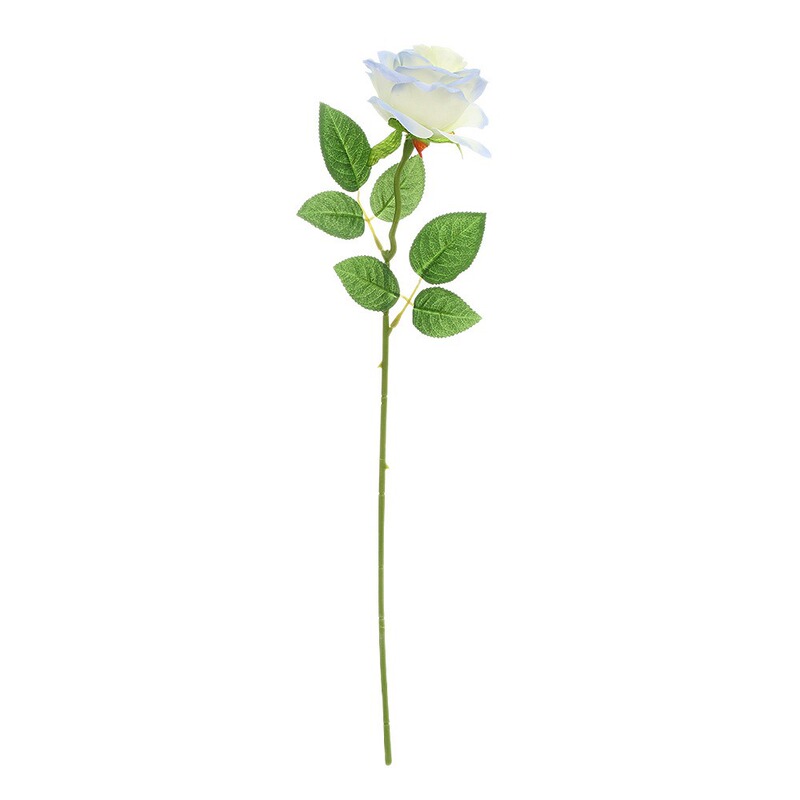 仿真花碎冰蓝玫瑰花户外拍摄摄影道具假花家居花瓶插花装饰永生花|undefined