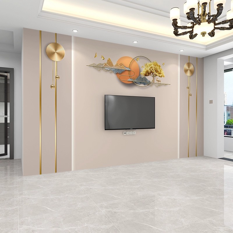 2025新款电视背景墙3d壁纸客厅壁画现代简约墙布3d立体墙纸