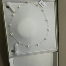 18k金满天星项链2025新款女士轻奢高级感天然淡水珍珠饰品