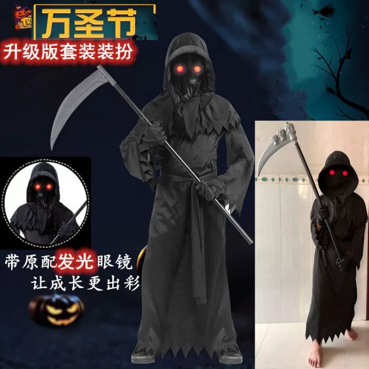 Детская одежда на Хэллоуин, одежда для мальчиков, одежда для вампиров, ужасы, одежда для косплея, наряды Ninja Ghost