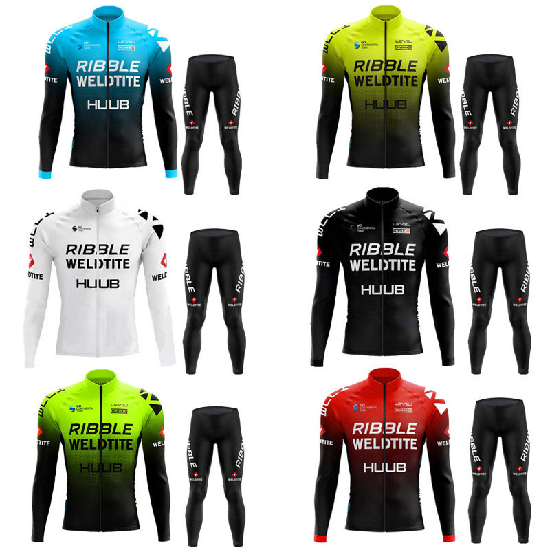 クロスボーダー専用huub騎手服長袖スーツ男性マウンテンバイク自転車服道路騎手装備卸売り