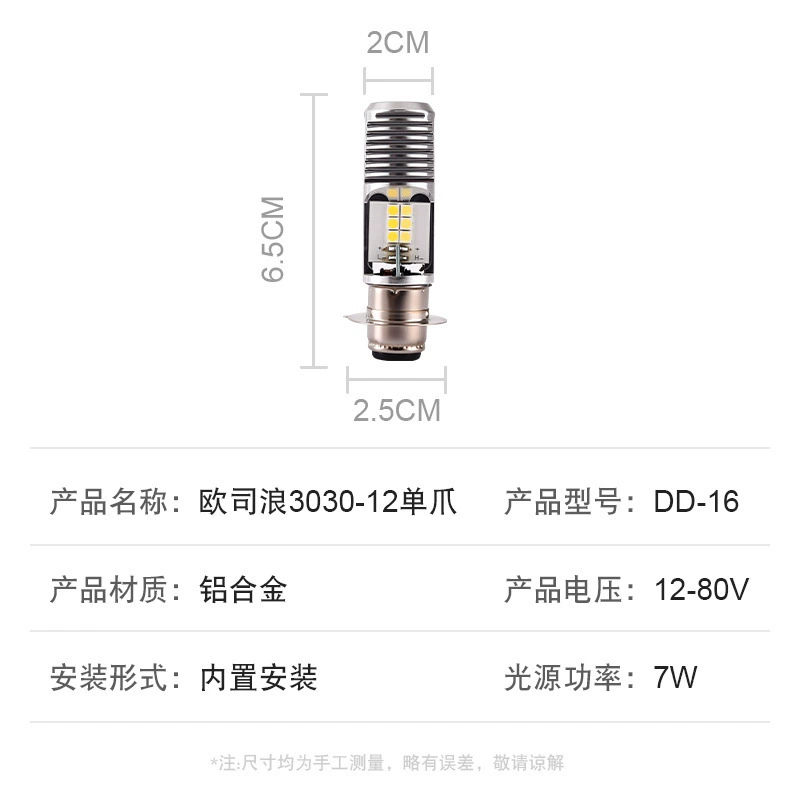 Двусторонние LED-головные фары, свет, P15, Король-кенг (кроссбордер)