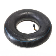 Old-generation 10-inch mobility scooter tire with 4.10/3.50-4 inner tube size 260*85, featuring an extra-thick inner tube accessory.