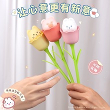 创意迷你可爱萌宠花束小夜灯三档调节充电台灯玩具情人节生日礼物