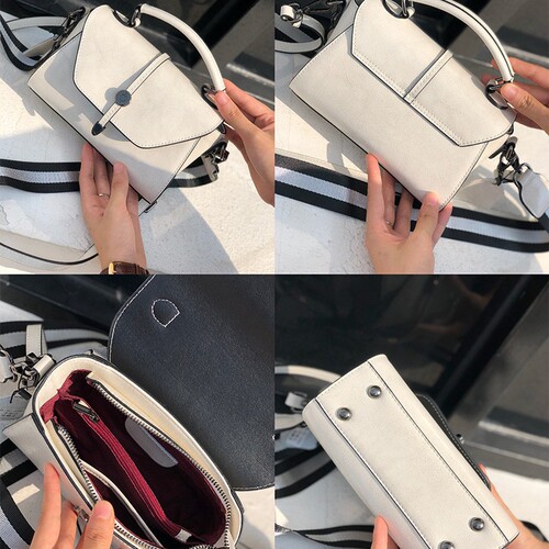 Leather Small Bag for Women  New Fashion Versatile Shoulder Bag Top Handle Bag Genuine Leather Women's Bag Elegant Crossbody Bag