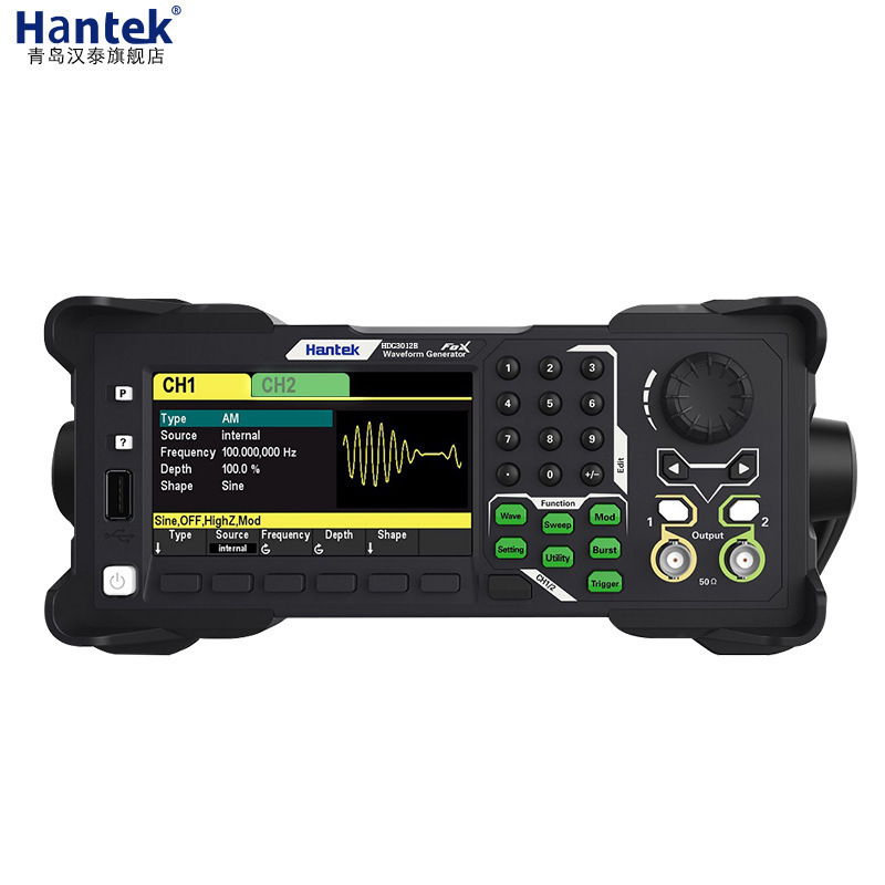 汉泰Hantek信号发生器HDG3012B任意波形信号产生器频率计