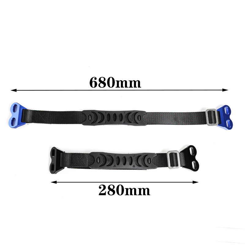 Off-Road Motorcycle Modified with Cnc Front and Rear Lifting Straps, Towing Straps, Rescue Rope with Rubber Handles, Suitable for Multiple Vehicle Models