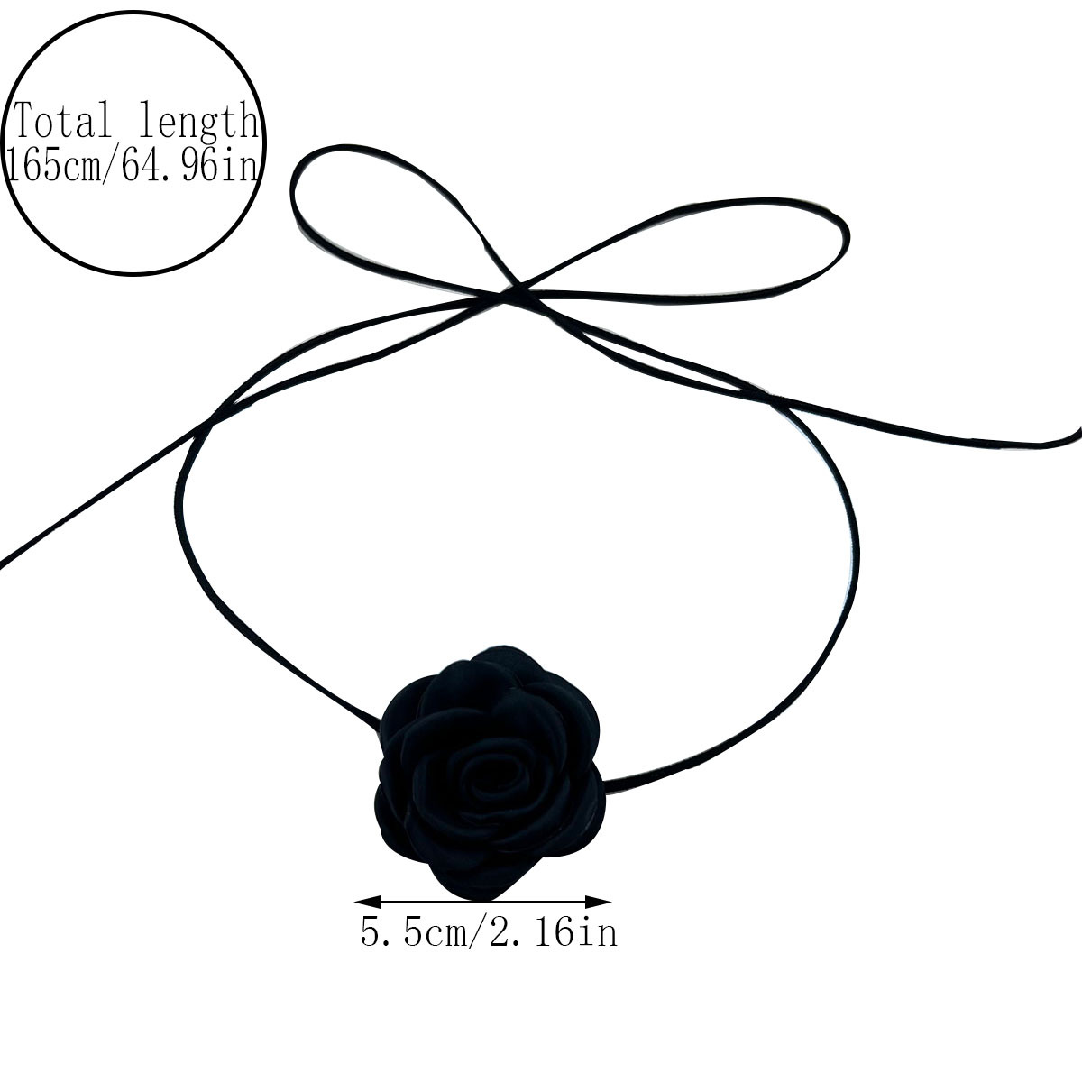 5g Weight Choker Classification Cloth Chain Material 1 Piece Quantity Holiday, Daily Occasion Gauze Material Flower Pattern Women's Gender Elegant Style Elegant Flower Gauze Choker Wholesale 2