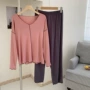 春夏宽松大码撞色家居服