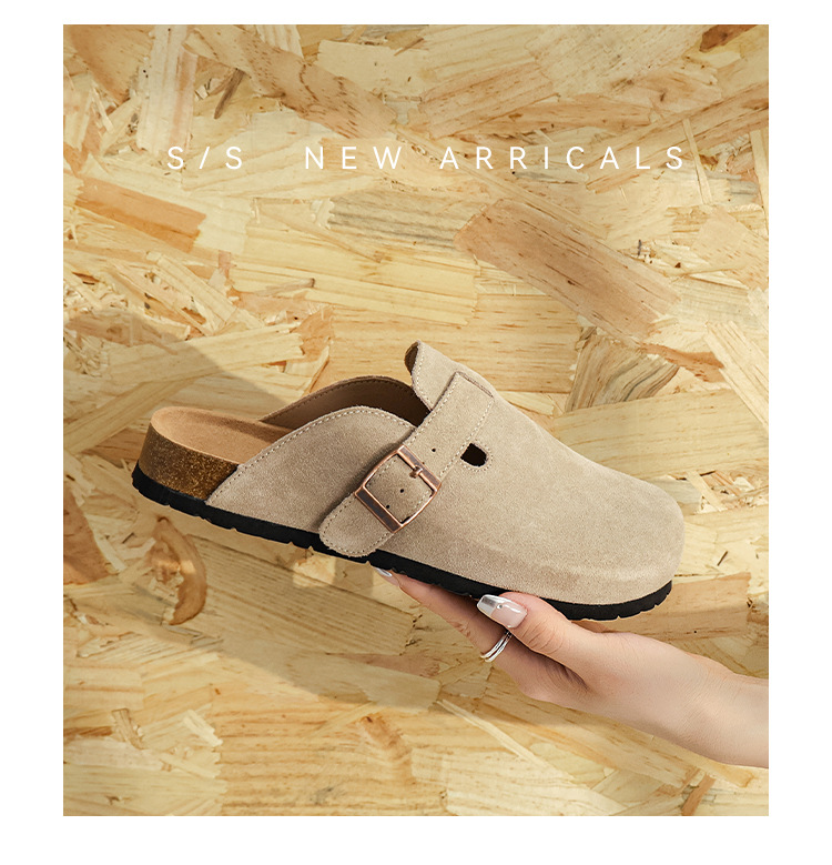 Women's Slides Flip-Flops Pool Rubber Adjustable Straps Mules_voghion.com