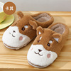 Cartoon keep warm non-slip demi-season slippers indoor for beloved, wholesale