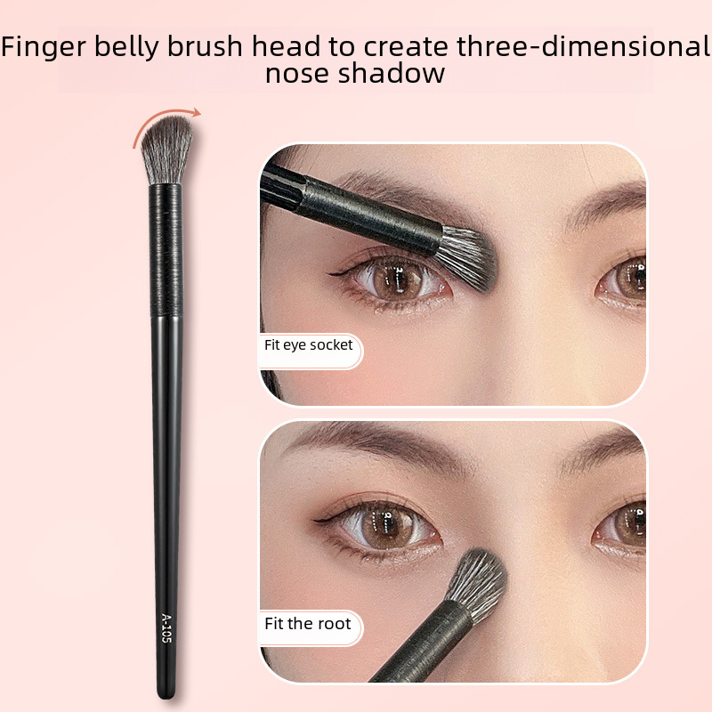 Premium Makeup Brush A105 Finger Tip Nose Shadow Brush A106 Flame Highlight Contouring Shadow Brush Angled Blending Brush Tool