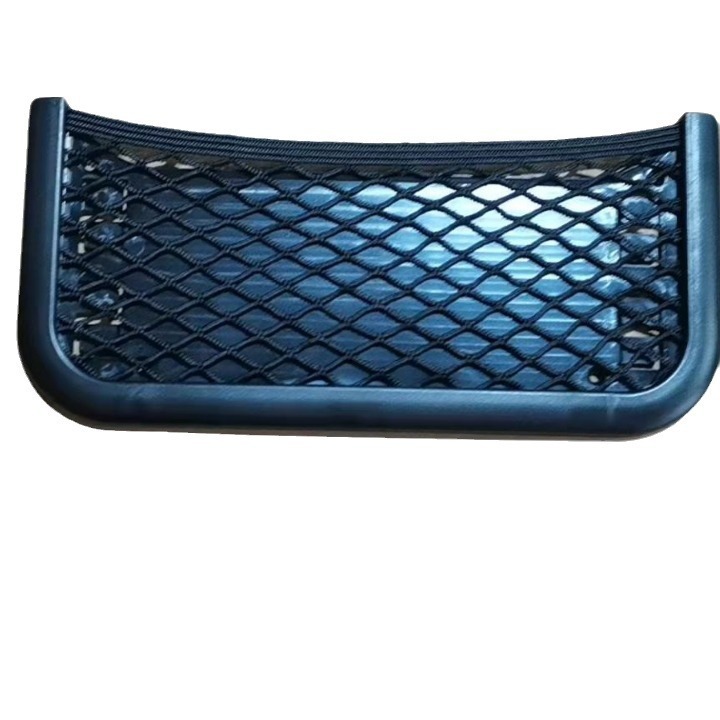 Nuevo transfronterizo 260 * 120MM puerta de automóvil respaldo cubierta de pantalla solar bolsa de almacenamiento de teléfonos móviles tipo de red adhesiva