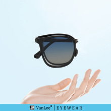 2025新款墨镜金属折叠太阳镜折叠眼镜架弹片不锈钢眼镜素颜遮阳镜