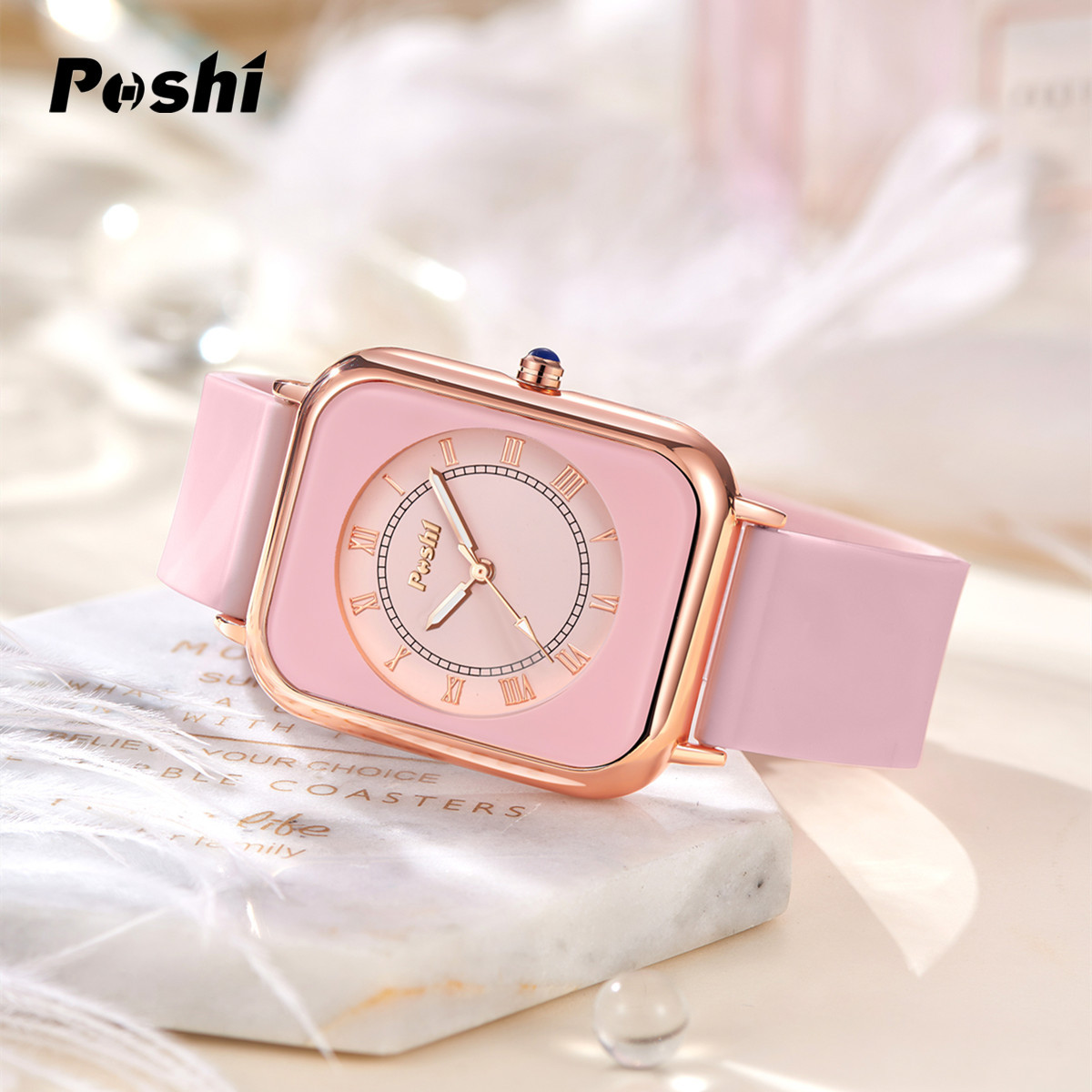 Nueva tendencia reloj de moda impermeable y luminoso reloj de cuarzo de silicona casual todo-fósforo reloj de mujer reloj de estudiante femenino