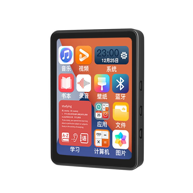 Estudiantes mp4 mp3 Walkman touchscreen full screen MP4 Bluetooth player diccionario inglés estudio especial
