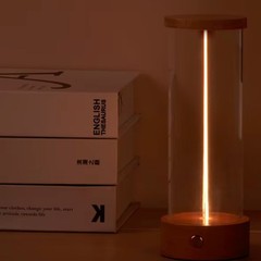 24起爆充電小夜灯量子磁気天井電気スタンド寝室ベッドの雰囲気小夜灯背景灯創意台