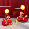 Christmas gift Santa Claus DIY Night light Decoration Table lamp girl student children manual diy Making kits