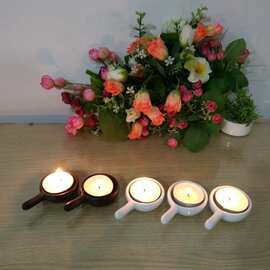 陶瓷工艺品 高温白瓷 熏香炉香茶蜡配件蜡烛托生产厂家自产自销