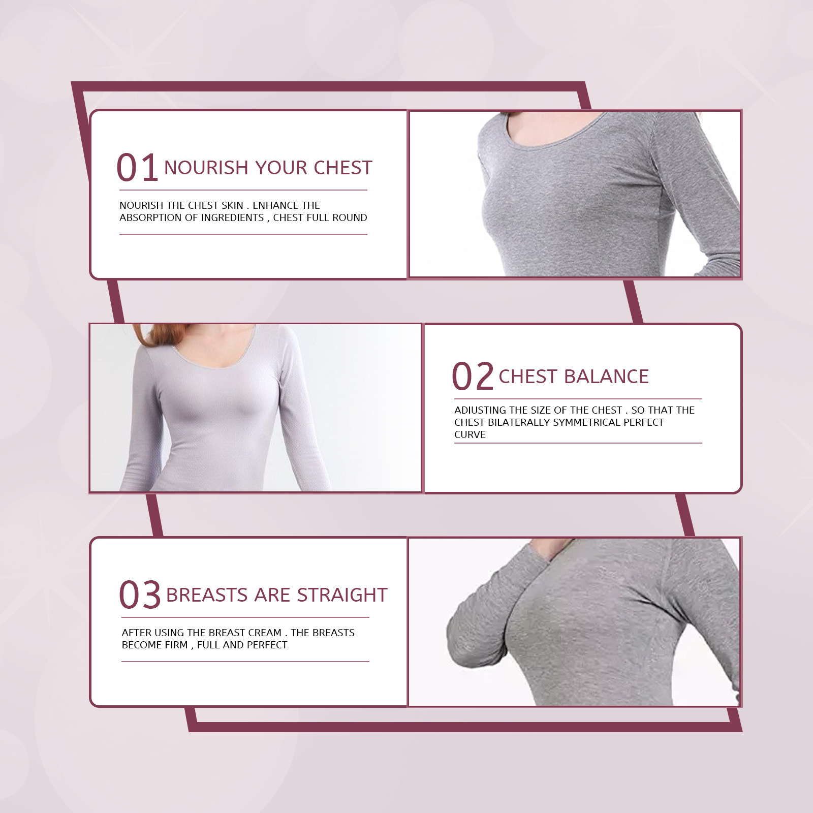 Chest Care Cream is a gentle moisturizing cream that lifts chest, tightens the skin daily, and provides body_voghion.com