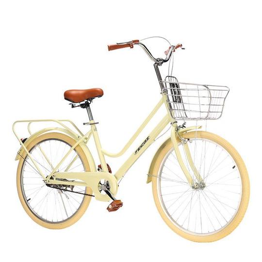 24 Inch Women's Retro Bicycle Adult Light Bicycle Student Variable Speed Scooter Lady Commuter Bicycle