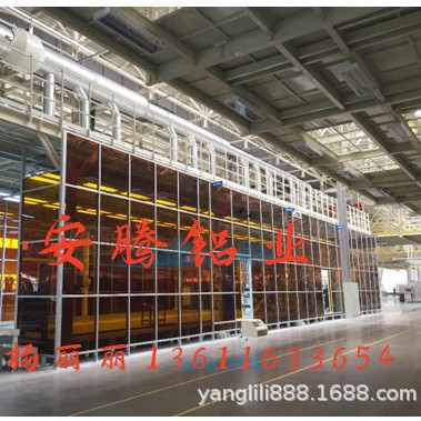 郑州比亚迪安全围栏 工业铝型材   机器人焊接房