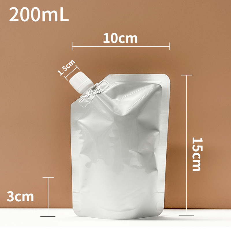 アルミ箔吸口袋ソーススープ牛乳液体包装袋飲料自立式出前スープ袋高温100度|undefined
