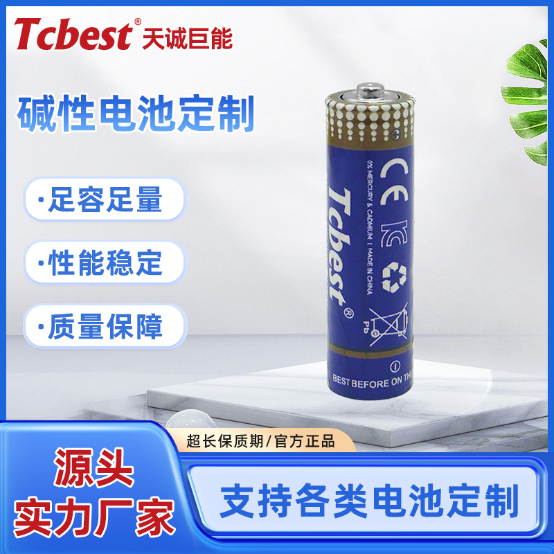 Tcbest天诚巨能5号碳性锌锰干电池 KC认证AA手电筒玩具专用电池