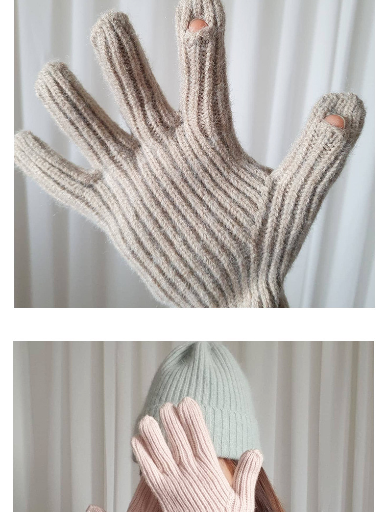 Bejirog Fabric Type 1 Pair Quantity Unisex Elegant Business Basic Solid Color Gloves