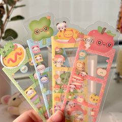 ワカのオリジナルの透き通ったカードPVCのしおりの3寸の小さいカードの2次元の人生の4格の手帳はアルバムをたたいて得ます。