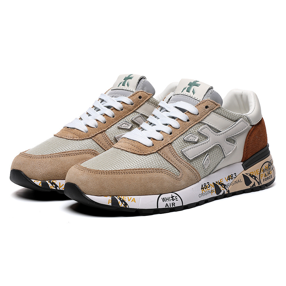 Comercio exterior transfronterizo nuevos zapatos masculinos premium, suela gruesa transpirable, zapatos deportivos casuales de cuero anti-pelú.