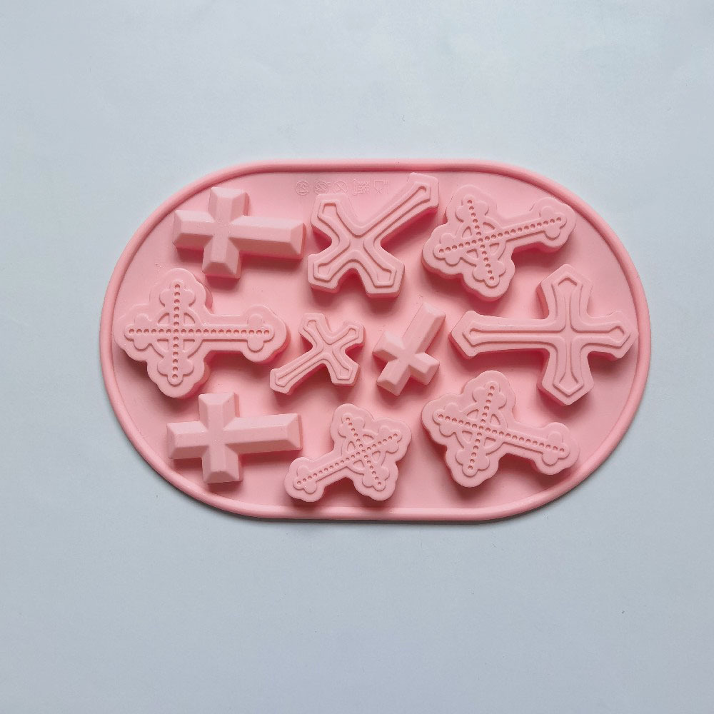 10 cruces vintage 359 molde de silicona para pastel de chocolate molde de pan herramientas de panadería