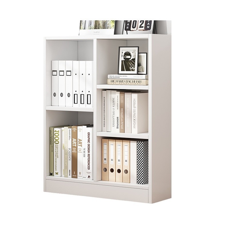 Estante de libros moderno y simple pequeño contra la pared estante de almacenamiento multifuncional sala de estar muestra estante de libros estrecho