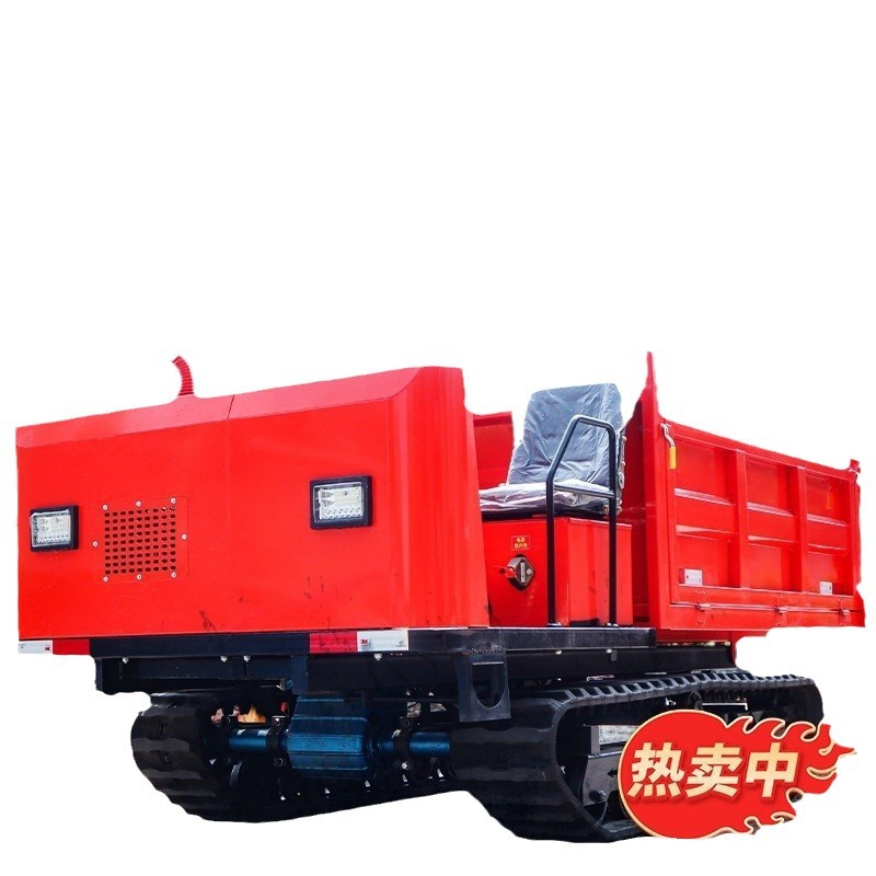 Aplicable a varias condiciones de carretera camión de transporte de orugas suministro de mercancías camión de orugas trepador camión de volcado pequeño