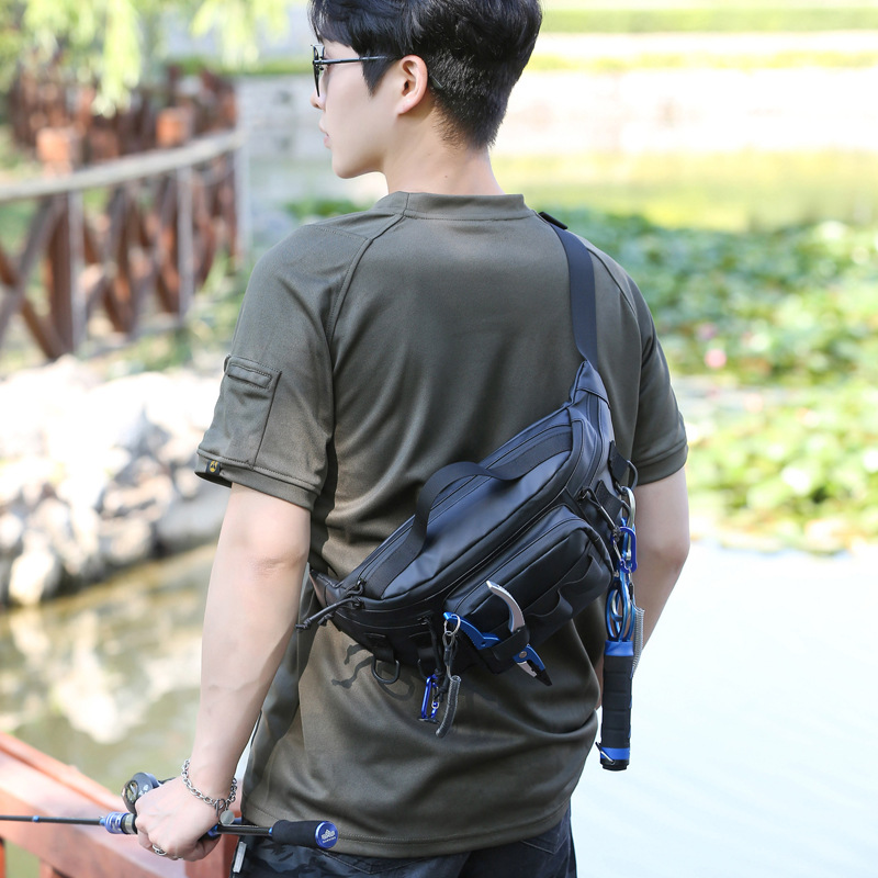 Luya bolsa mujer 2023 nueva corriente miniatura ligero impermeable Luya bolsa multi-funcional cintura bolsa al aire libre artes de pesca especial