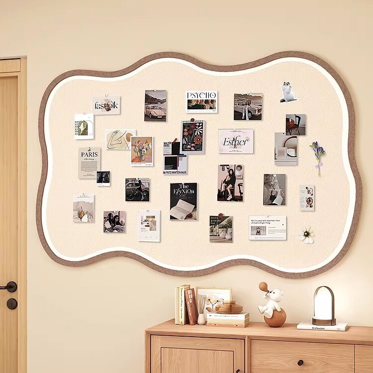 Felt Board Photo Display Wall Creative Message Board No-Drill Cork Board Decorative Three-Dimensional Border Photo Display Board Felt Board Photo Display Wall Creative Message Board No-Drill Cork Board Decorative Three-Dimensional Border Photo Display Board
