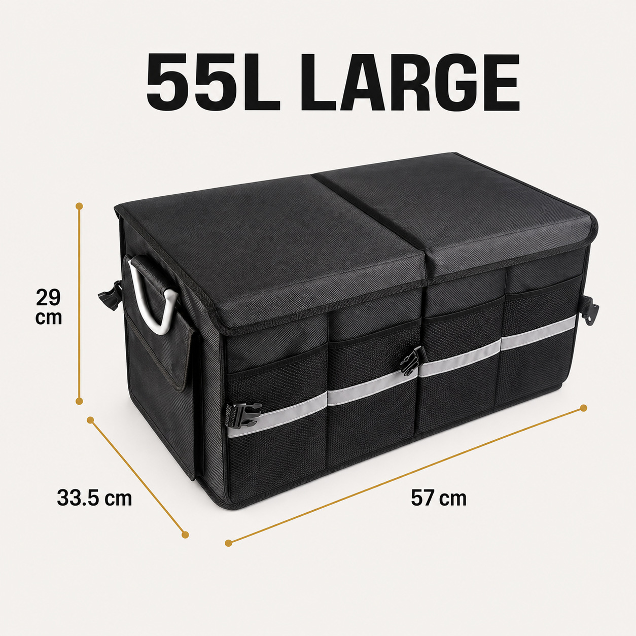 Car trunk storage box Large Capacity car folding storage box Oxford fabric car rear storage box