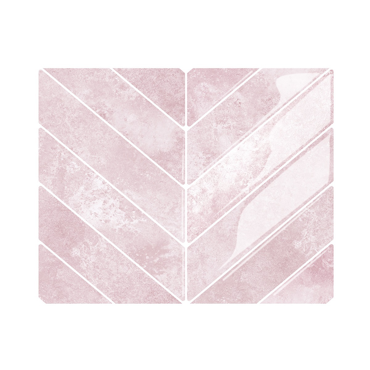 Nuevo producto hojas en espiga transfronterizas autoadhesivas tridimensionales autoadhesivas pegatinas de plástico de goteo antiincrustantes para la renovación del hogar pegatinas de azulejos