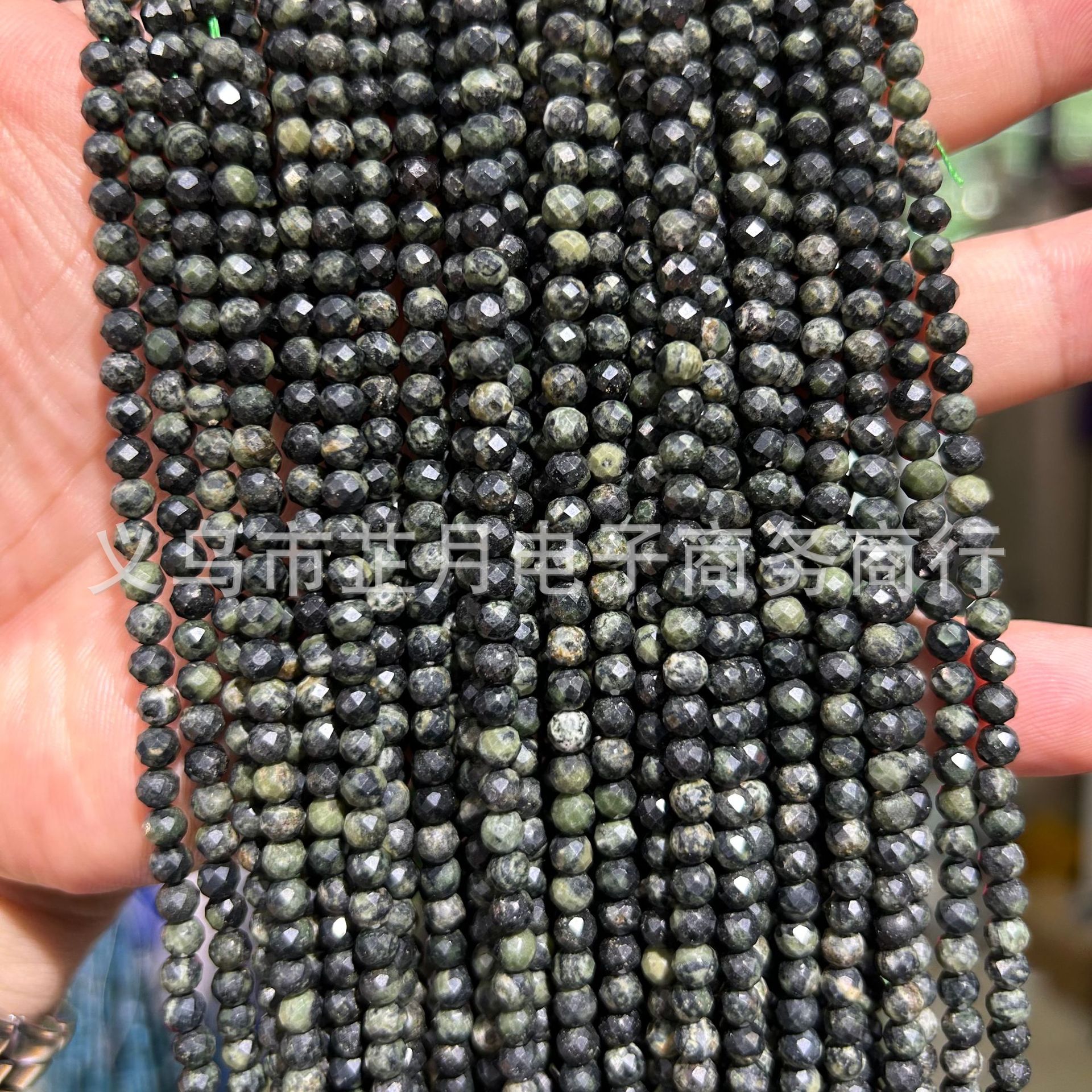 Pequeñas cuentas 2mm3mm4mm facetas todo tipo de ágata Cristal de piedra natural granos sueltos DIY joyería pulsera collar