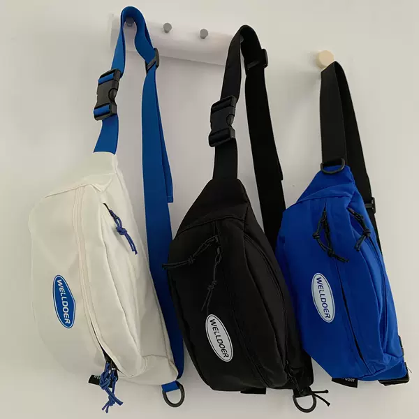 ins trendy brand chest bag men's casual Japanese small bag trendy messenger bag women's new all-matching student riding waist bag