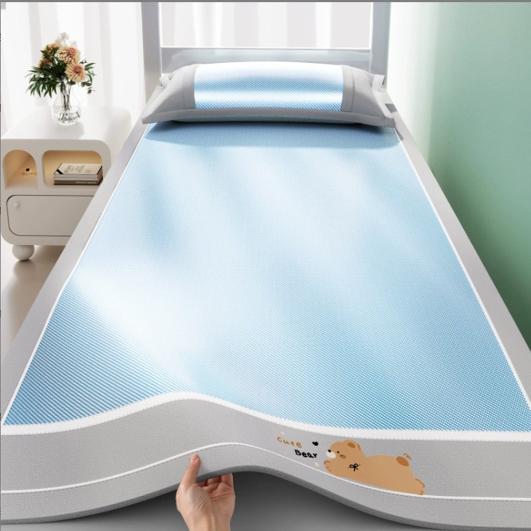 Nestera de seda de hielo, estera de seda de hielo, dormitorio de estudiantes especial de verano, individual de doble cara, clase materna e infantil 2025 nuevo