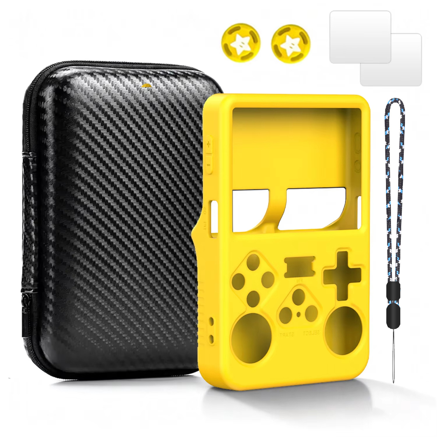 Bolsa de Almacenamiento Portátil para Consola R36S R35S R35Plus RGB20S XU10 de PU, Funda Protectora de Transporte