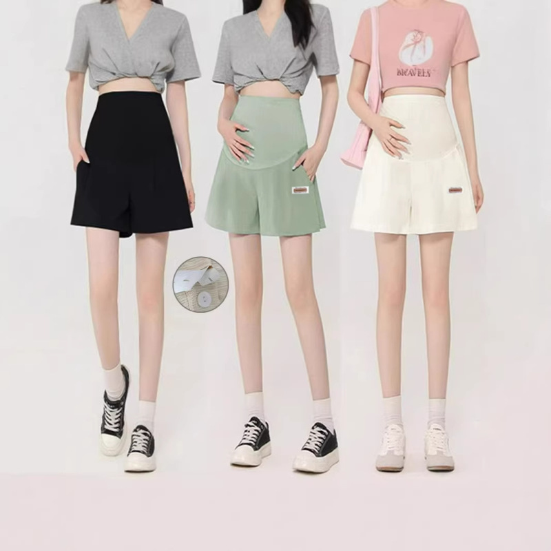 Maternity Pants, Five-Point Length, Fashionable, Loose Fit, Plus Size, Casual, Southeast Asian Cross-Border E-Commerce, Factory Wholesale, Dropshipping