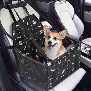 Factory Printed Pet Hanging Bag Breathable Mesh Waterproof Car Mat Travel Bag Car Hanging Bag Pet Car Bag