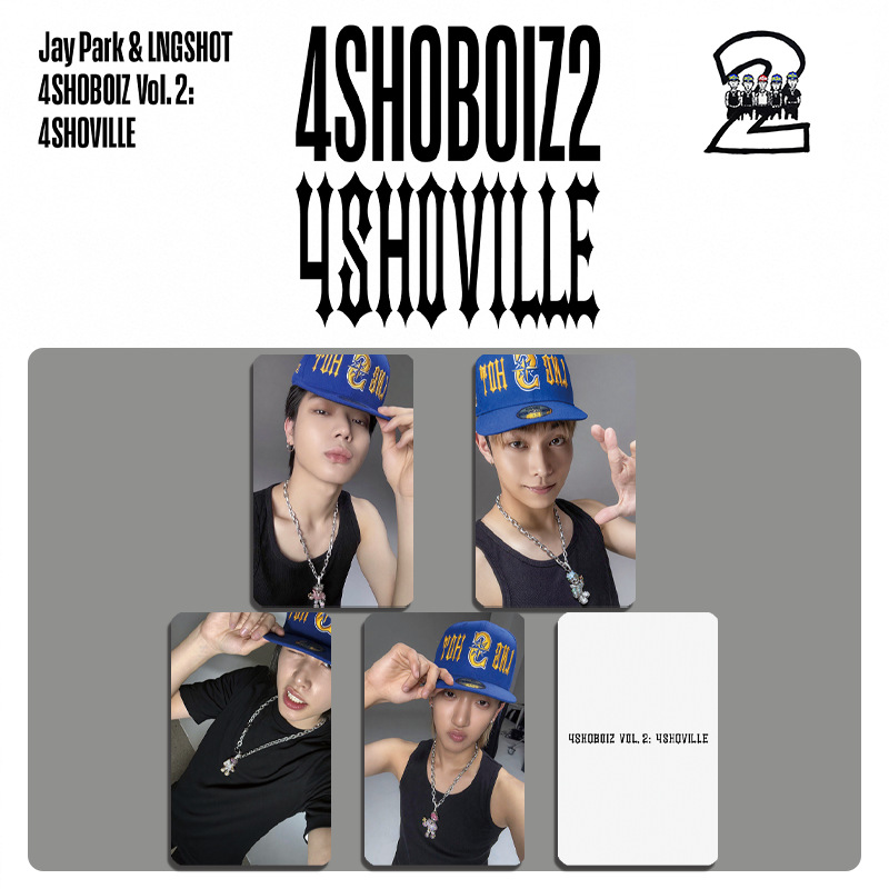 clu 4PCS/Set LNGSHOT OHYUL LOMO Card 4SHOBOIZ Vol.2 4SHOVILLE Postcards Collection Star Peripheral ulc