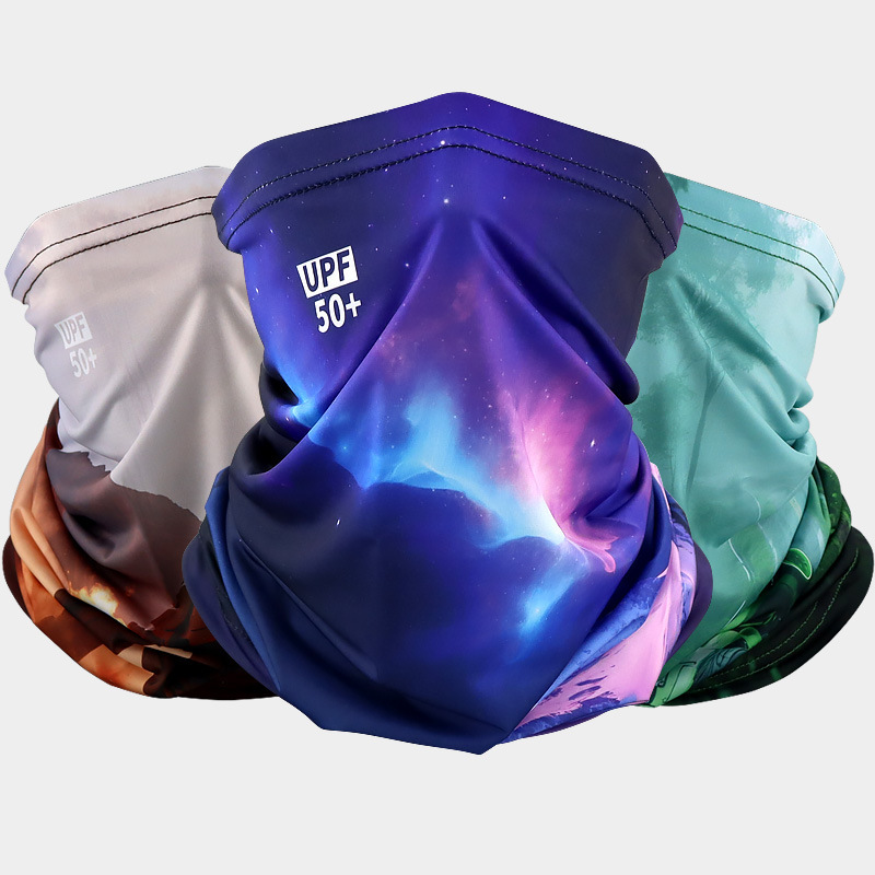 Ice Silk Mask Multifunctional Magic Headscarf for Men and Women Cycling Sunshade Neck Cover Windproof Square Scarf Scarf Neck Scarf