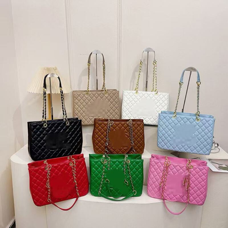 Fashionable and Versatile Single-Shoulder Underarm Bag, New Letter Tote Bag, Large Capacity Chain Shoulder Bag, Quilted Chain Large Bag