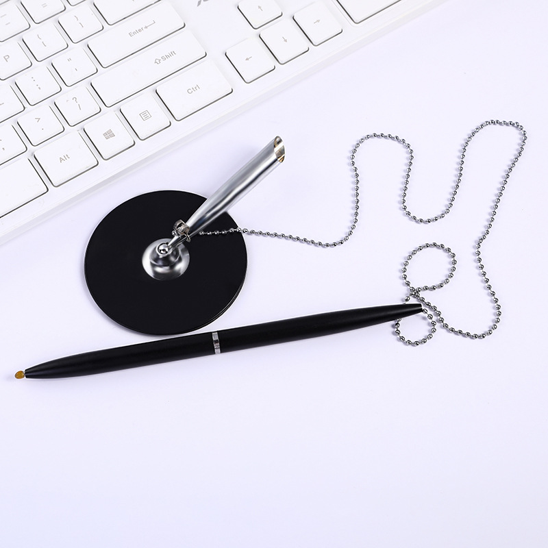 En stock cadena Banco Hotel contador negocio Oficina escritorio pluma imprimible logotipo personalizado publicidad regalo pluma firma pluma